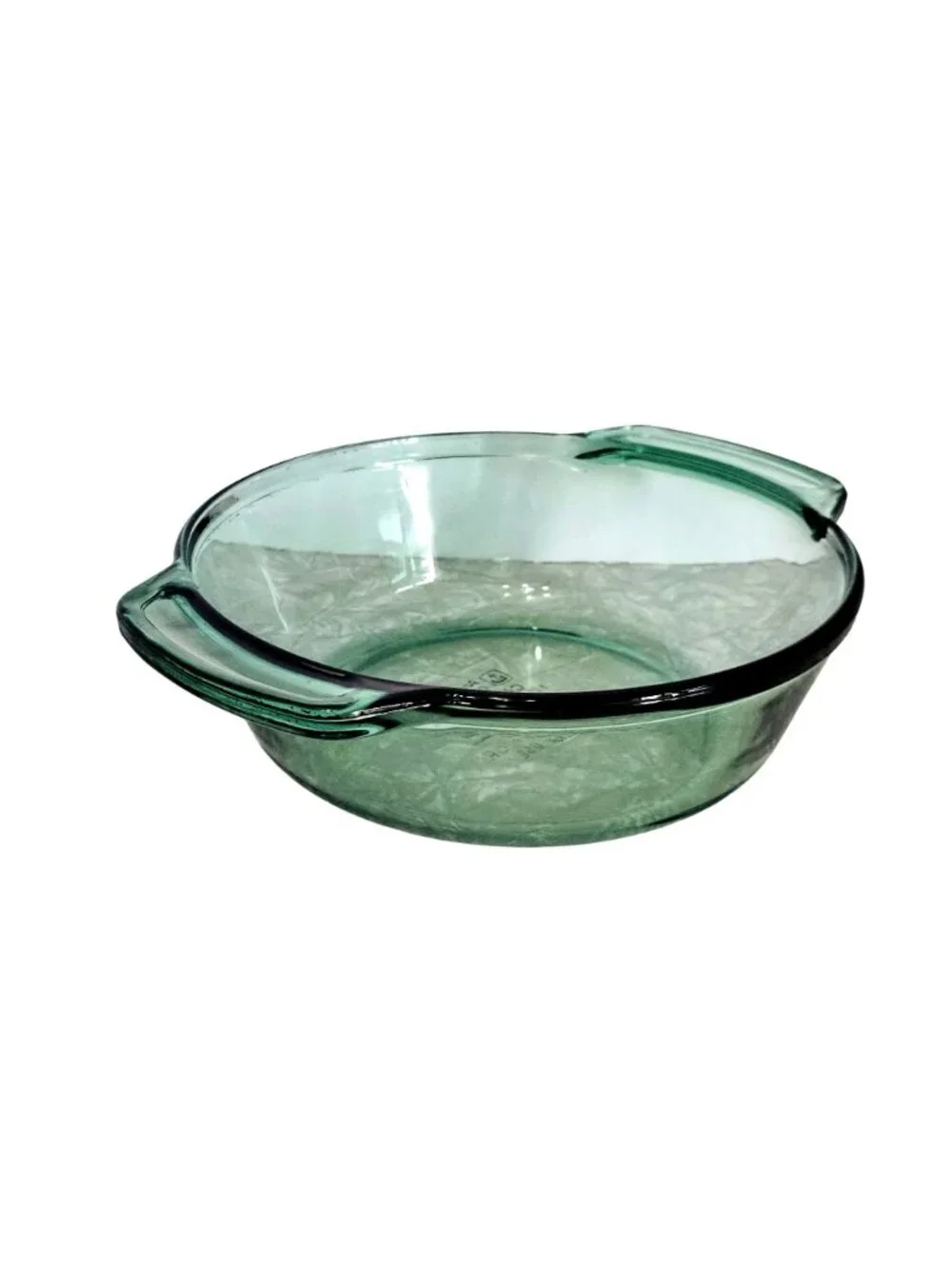 Anchor Hocking Green Casserole Bowl 8.5